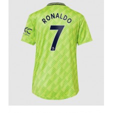 Manchester United Cristiano Ronaldo #7 Tredjedrakt Kvinner 2022-23 Kortermet